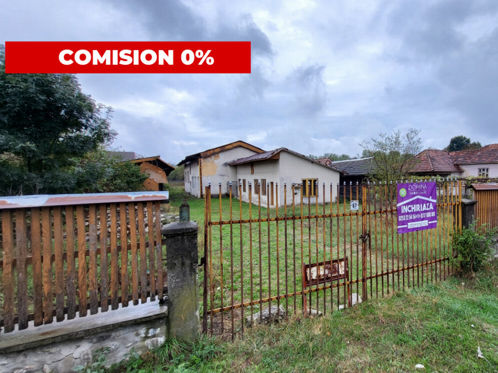 Închiriere spațiu comercial pentru producție, în comuna Arcani - la DN 67D