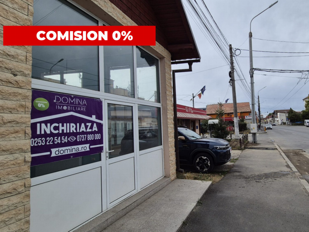Închiriere spațiu comercial stradal, în Tg. Jiu, B-dul Ecaterina Teodoroiu
