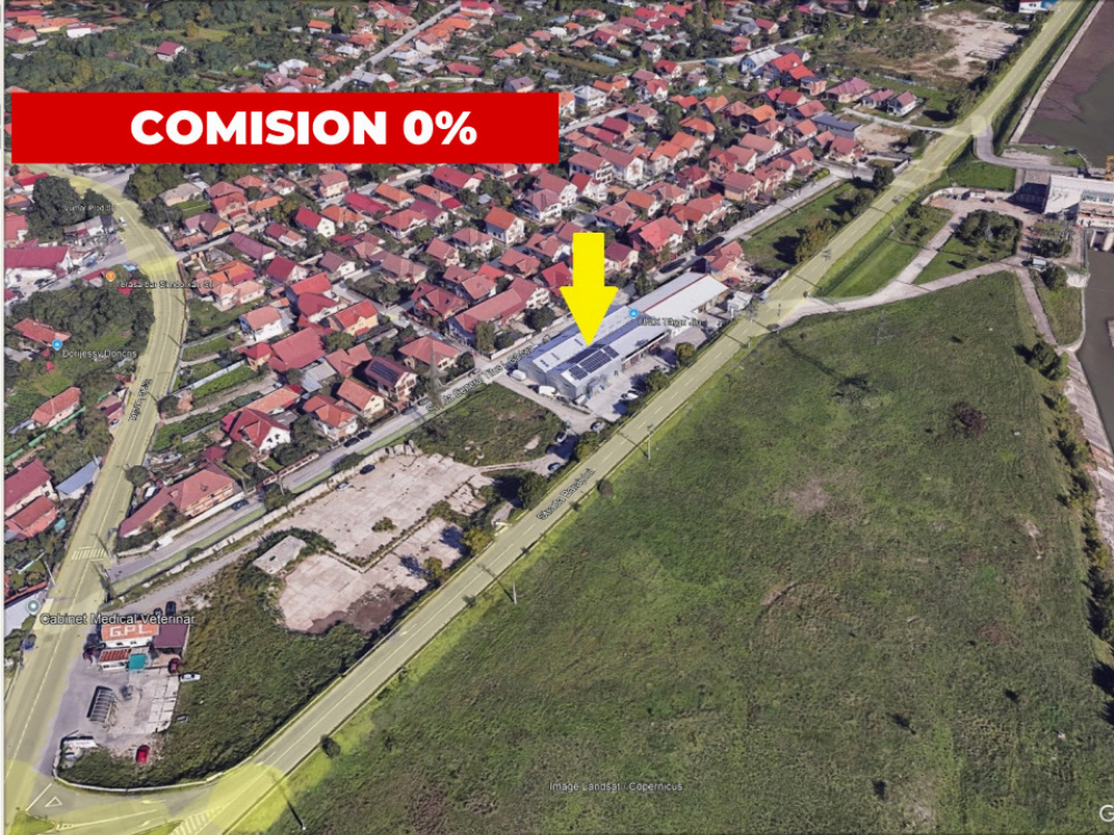 Închiriere spațiu industrial 570 mp, acces TIR - zona centurii - Barajului