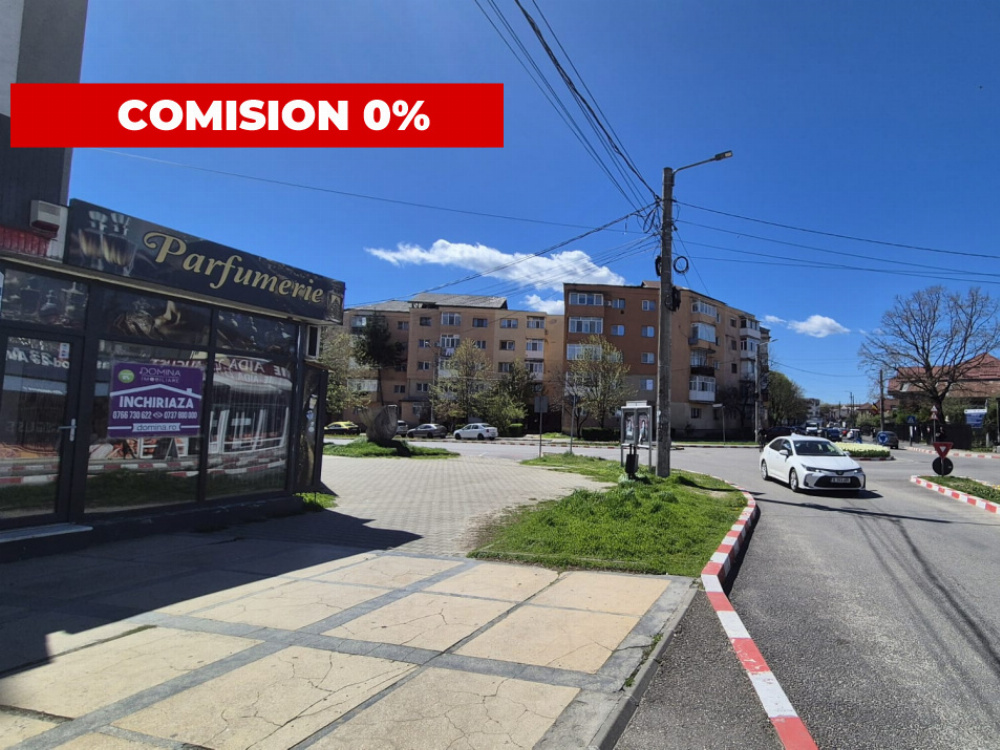 Vânzare spațiu comercial, poziție strategică, în Tg. Jiu, str. 1 Decembrie 1918