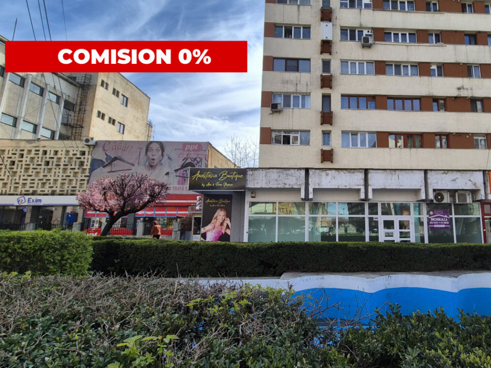 Închiriere spațiu comercial ultracentral situat în Târgu Jiu, strada Unirii