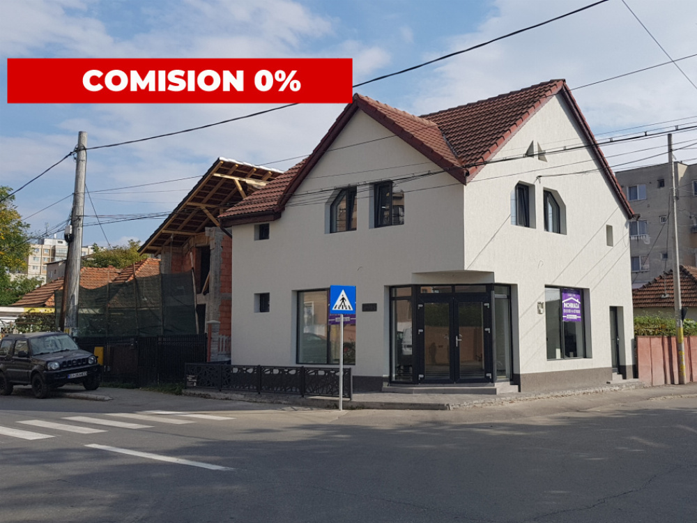 Închiriere spațiu comercial P+M - strada 9 Mai *zonă intens circulată*