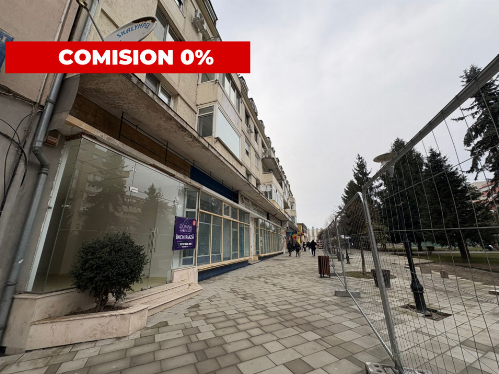 Închiriere spațiu comercial *82 mp-dublu acces* str. Victoriei - zona pietonală 