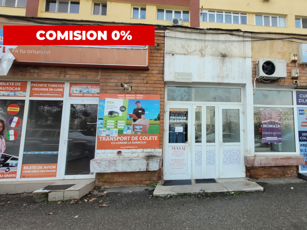 Închiriere spațiu comercial, situat în Târgu Jiu, vizavi de gară