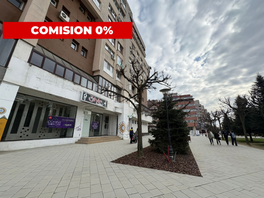 Închiriere spațiu comercial *150 mp-ultracentral-vitrină 10 m.l.- dublu acces*