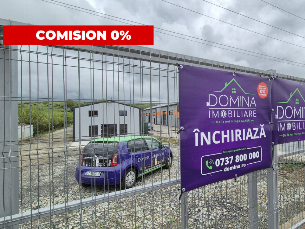 Închiriere Hală industrială NOUĂ, situată în Târgu Jiu, strada Merilor