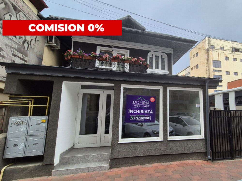 Închiriere spațiu comercial central – strada Siretului, vizavi de Finanțe