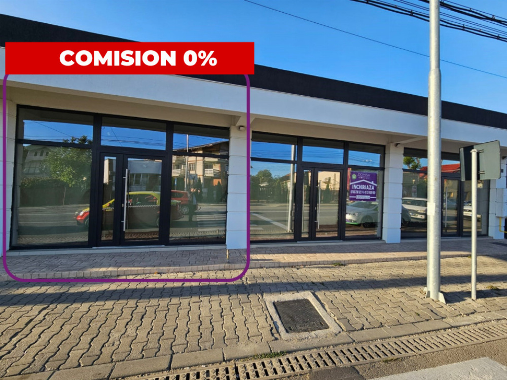 Închiriere spațiu comercial stradal, 42 mp - în apropierea Pieței Centrale