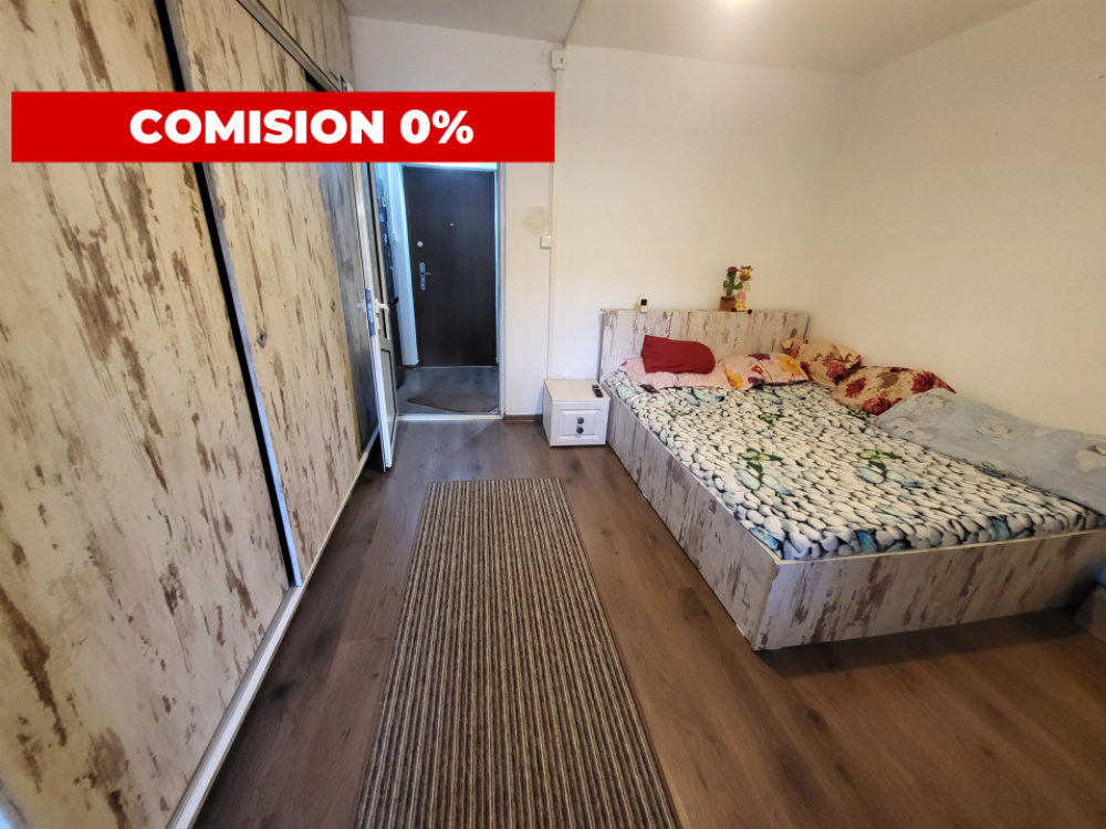 Garsonieră de vânzare, 26 mp, parter, mobilată și utilată – zona 9 Mai